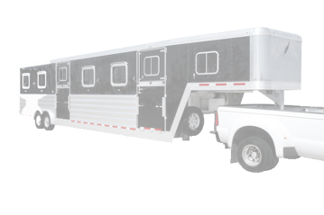 truck pulling a gooseneck trailer
